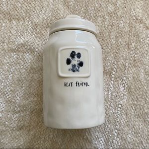 Rae Dunn Dog Treat Jar! good Condition